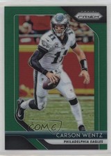 2018 Panini Prizm Green Prizm Carson Wentz #38 1n0