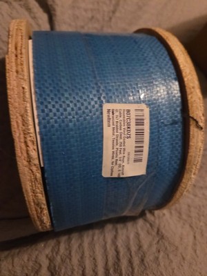 Houseables Vinyl Coated Wire Rope, Aircraft Cable, Carbon Steel, 250 Feet, 1/4'' 