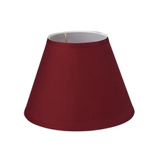 9" Red Transitional Hardback Empire Lamp Shade UNO Construction 58904A