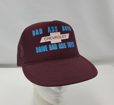 Chevrolet Bad Ass Boys Drive Bad Ass Toys Maroon Trucker Hat Cap