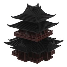 Traditional Chinese Pavilion Ancient Building Ornament Temple Miniature