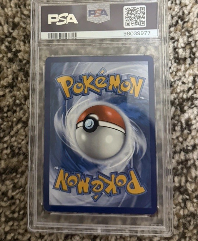 2024 Pokemon Paldean Fates Mew ex #232/091 PSA 10 with extended art case view 2