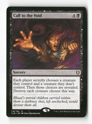 Call to the Void R - Commander Legends: Battle for Baldur's Gate 118 HP MTG