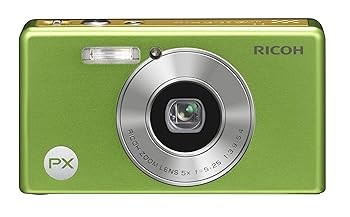 Ricoh Waterproof Digital Camera PX Lime Green Compact From Japan