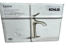 Kohler Easmor Single-Handle Single Hole Bathroom Faucet Vibrant Brushed Nickel