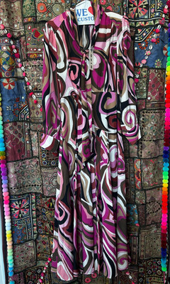 Rixo Marigold Silk Crêpe de Chine Midi Dress - Brand New With Tags - Size Small 