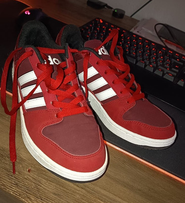 adidas VS Hoops Low Herren Sneaker Low Top Schnürung gepolstert EU 41 1/3