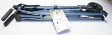 Stander Wonder Walker Plus, Andador con Ruedas Plegable Ligero para Adultos - Azul