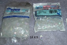 280 PC CRYSTAL AURORA BORIALIS TEARDROPS BEADS 18 x 9 JEWELRY MAKING CRAFTS 25
