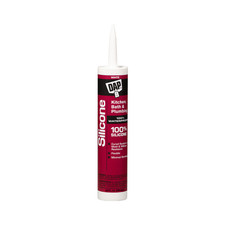 Dap 7079808640 Kitchen  Bath Silicone Sealant, White, 9.8-oz. - Quantity 12