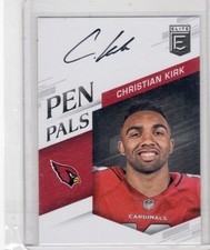 Christian Kirk Donruss Elite Pen Pals Black Ink Rookie Auto #PP-CK
