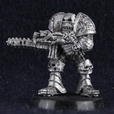 Rogue Trader Chaos Renegade Space Marine Khorne Skull Head Metal Citadel C880