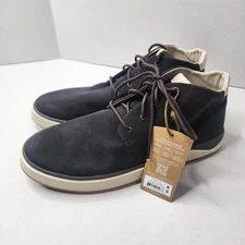 OluKai Men's Papaku 'Ili Leather Boots Sz 13 10539-6363 DK Wood Brown NWT 