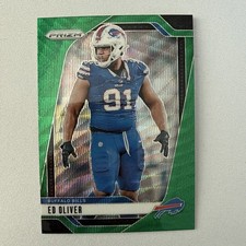 2024 Panini Prizm - Ed Oliver #32 Green Wave Prizm