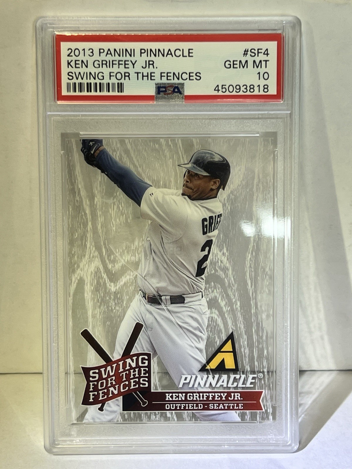 2013 Pinnacle Swing for the Fences Ken Griffey Jr #SF4 PSA 10 💎 Mint Read
