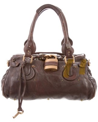 Chloe Paddington Bag Brown Leather Satchel Y2K Archive It Bag