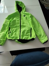 Kinder Wendejacke Gr 158/164 12-14 J Schwarz/grün Übergangsjacke Regen-/Fahrrad