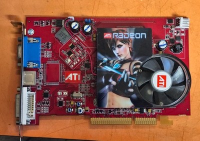 ATI Radeon Pro X1300 256MB AGP Graphics Card - Vintage Retro Rare 2006 00s