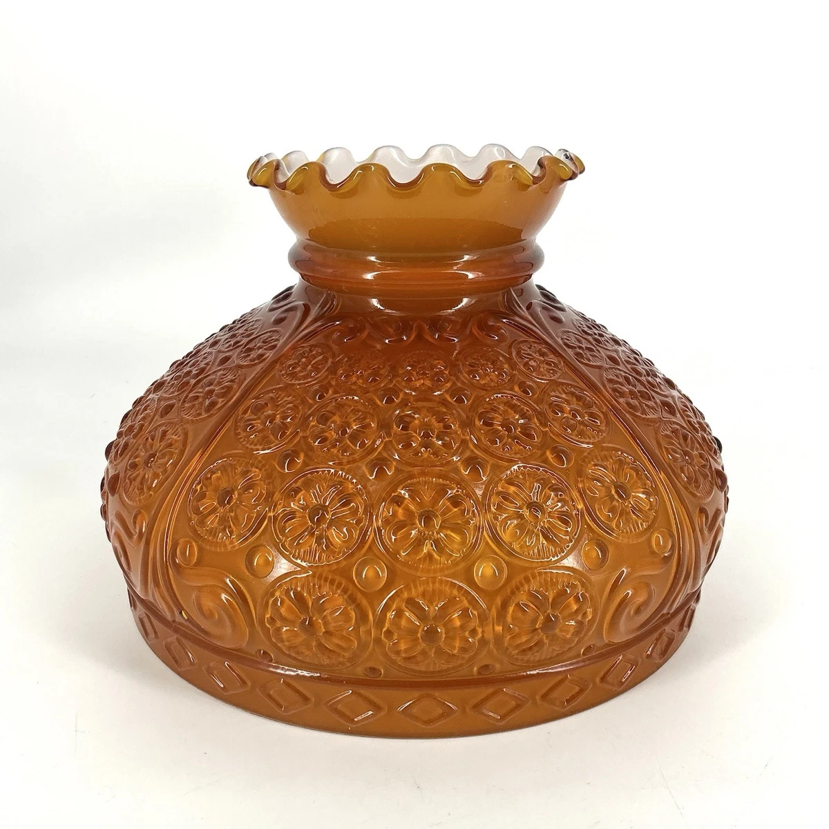 Amber Glass Lamp In Collectible Lamp Shades for sale | eBay