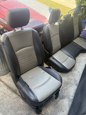 2012-2014 Dodge Ram 150025003500 Beige And Brown Leather Front Rear Seats 2012-2014 Dodge Ram 150025003500 Beige And Brown Leather Front Rear Seats
