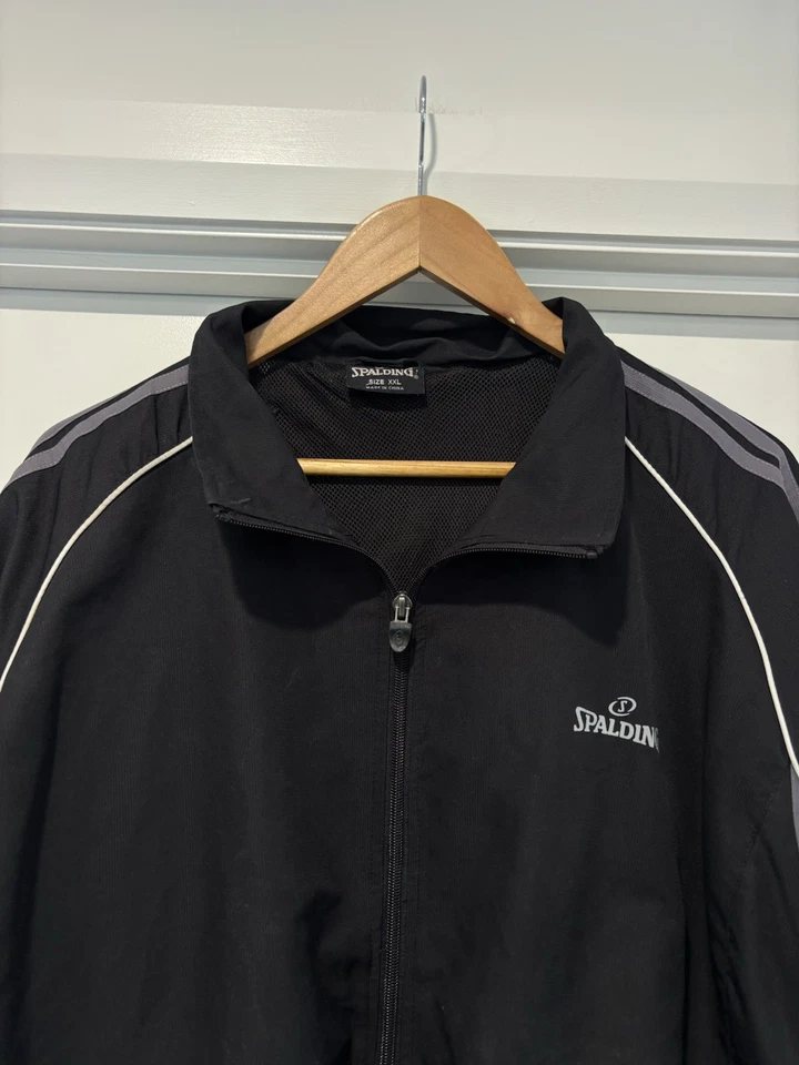 Vintage retro 90s Spalding full zip sports jacket Men’s L-XL Fit - Image 3 of 4