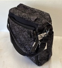 Petunia Pickle Bottom Diaper Bag Boxy Backpack Black UNUSED w/tags NO FLAP READ 