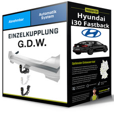 Abnehmbare Anhängerkupplung für HYUNDAI i30 Fastback 18- PDE / PDEN G.D.W. NEU