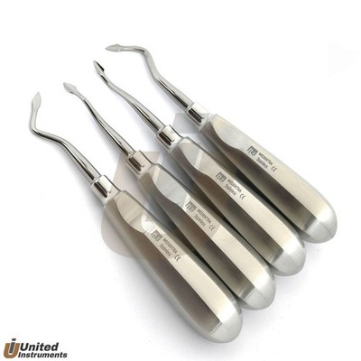 4Pcs Dental Syndesmotome Elevator Atraumatic Luxating Root Elevators