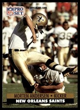 1991 Pro Set Morten Andersen #586
