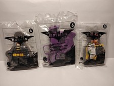 New 2017 Batman Lego Movie McDonalds Happy Meal Toy Lot 4 6 8