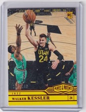 2022-23 Panini Chronicles Walker Kessler RC #320 Plates & Patches Red #/149