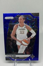 2024 Panini Prizm WNBA - A'ja Wilson #86 Blue Velocity Prizm