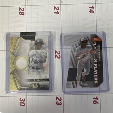 Fred McGriff Relic /199 Lot 🔥 Game Used Patch + Eddie Murray Insert HOF