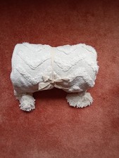 Cream Throw With Tassels From Marks & Spencer BRAND NEW Unused Cotton