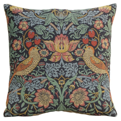 Peacock by William Morris European Cushion Cover Tapestry Decor Pillow 18x18 in