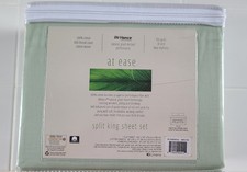 Split King Sheet Set 5 PC. 400 Thread Count 100 Cotton Sage