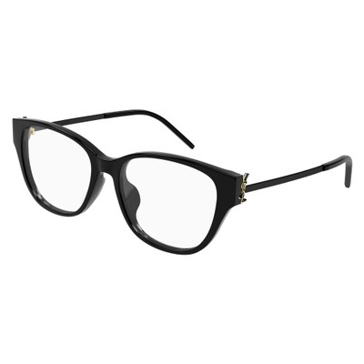 NEW Saint Laurent SL M48O_C/F Eyeglasses 001 BLACK 100% AUTHENTIC