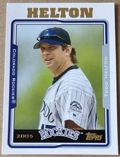 TODD HELTON HOF 2005 TOPPS Card #385 NM-MT Condition