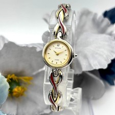 Citizen Sylph Ladies Watch with Diamond White Dial Silver Gold Band
