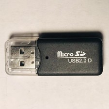 USB Micro SD Card Reader TF Adapter with LED   High Speed, Windows/Mac/Linux