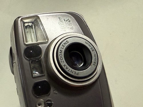 Pentax IQZoom 95S Date Point & Shoot 35mm Film Camera, Works Great , Needs Batt - Picture 9 of 10