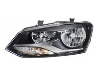 Scheinwerfer Rechts Volkswagen Polo 2009-2014 2 Parabeln Hella