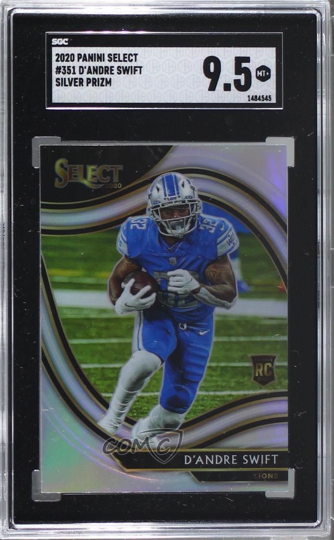 D'Andre Swift Panini Select #351 Silver