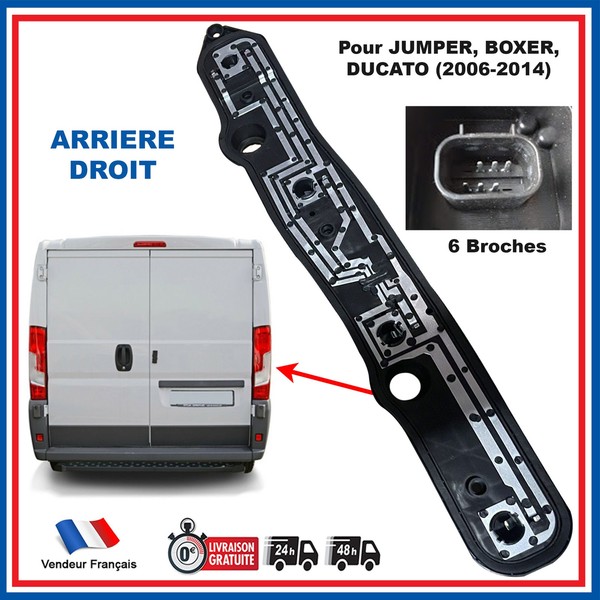 Hinteres Rechten Lampenfassungen FüR Jumper Ducato Boxer 1366453080-image