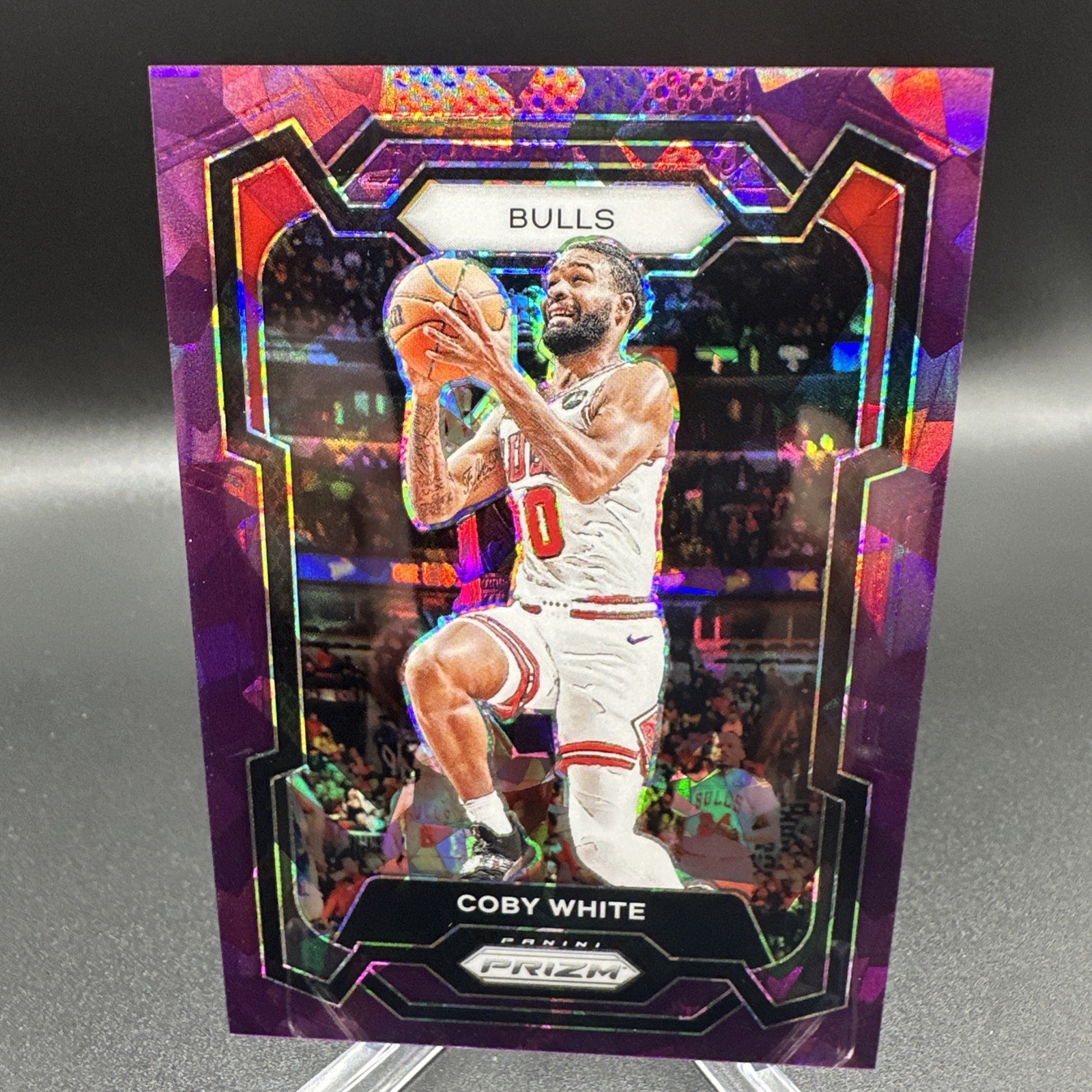 2023-24 Panini Prizm - Coby White #239 Purple Ice Prizm /149