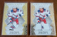 2025-26 UD Artifacts - Artemi Panarin x2 Gold Material (060/199) Yellow (11/50)