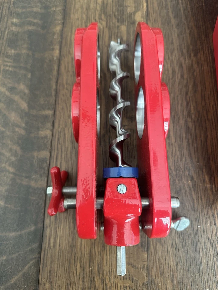 Kit de instalación de cerradura de puerta Kwikset con taladros de plantilla juego completo con estuche Foto 4 de 4