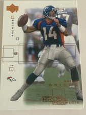 2001 Upper Deck Pros & Prospects Football Card - Brian Griese #28