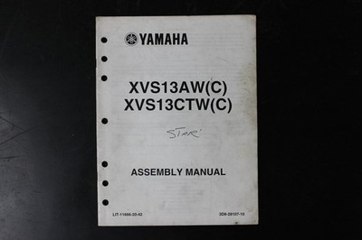 Yamaha XVS13AW(C) XVS13CTW(C) Assembly Manual OEM LIT-11666-20-42