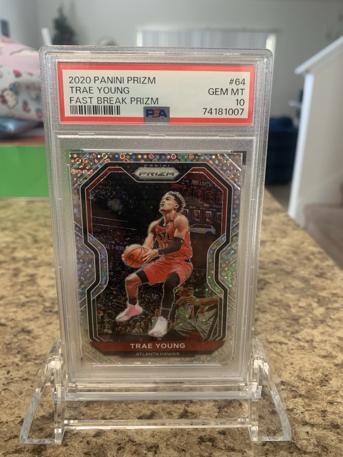 2020 panini prizm fast break prizm trae young psa 10